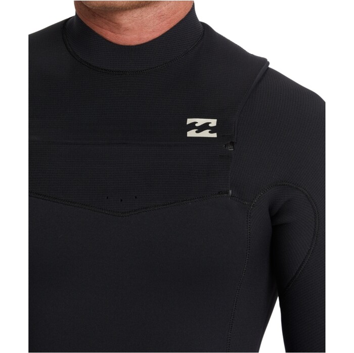 2024 Billabong Mens Revolution Natural 3/2mm Chest Zip Wetsuit ABYW100266 - Black